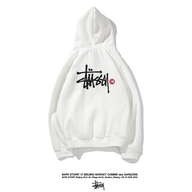 Couples Fleece Lined Hooded Sweatshirts