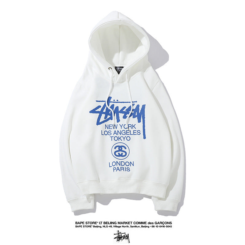 Couples Fleece Lined Hooded Sweatshirts