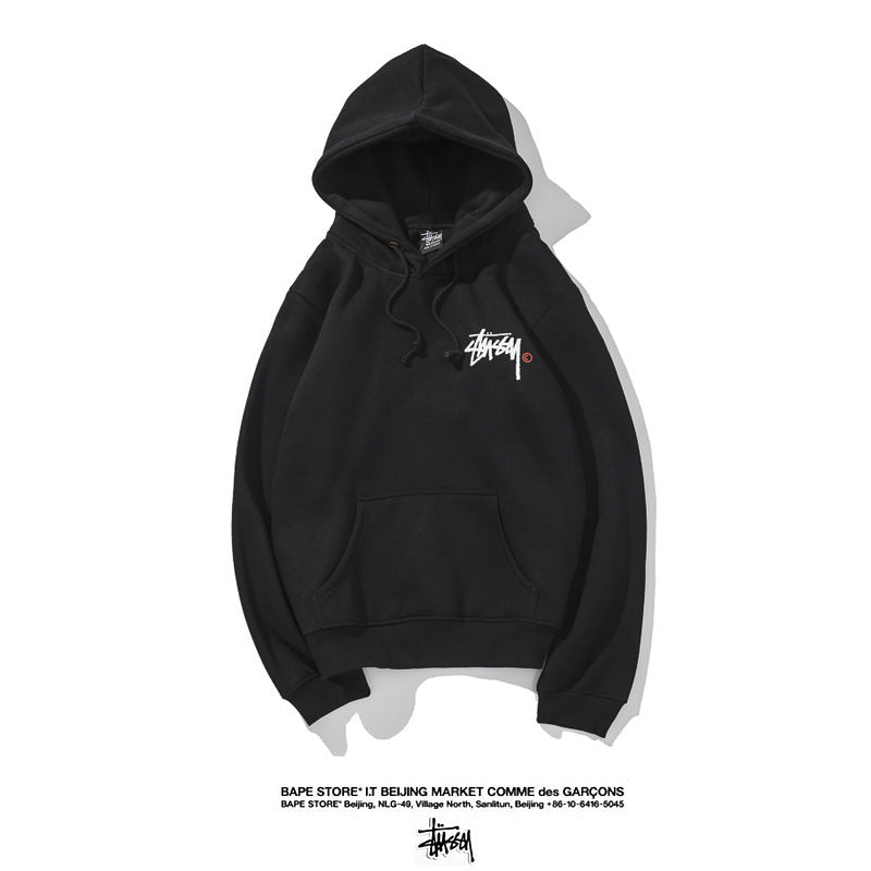 Couples Fleece Lined Hooded Sweatshirts